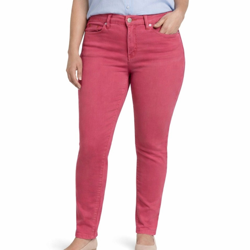 Banana Republic Women’s Pink Skinny Jeans Size 30 Premium Denim Cotton Blend